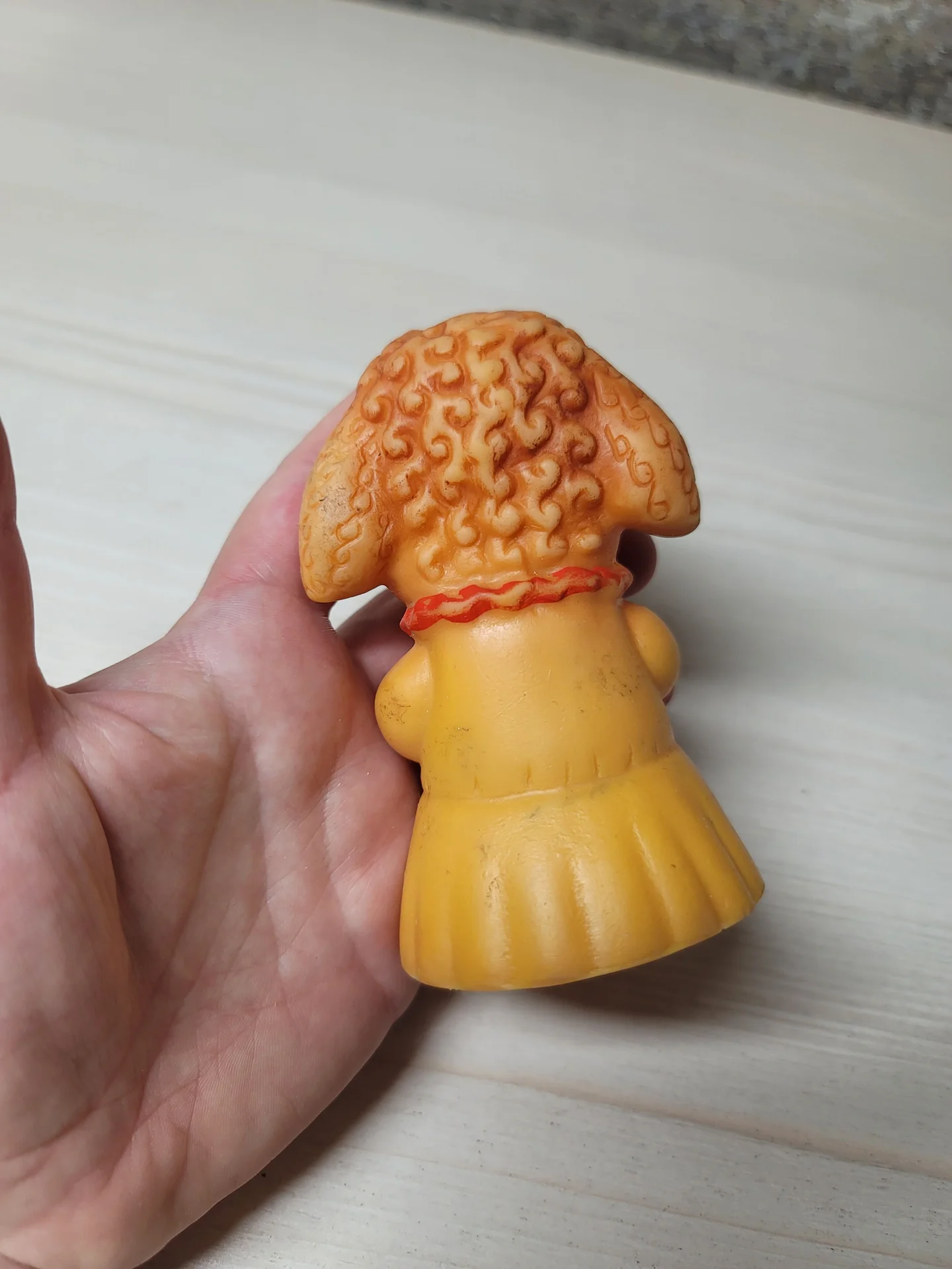 Резиновая игрушка СССР овечка - миниатюра 5