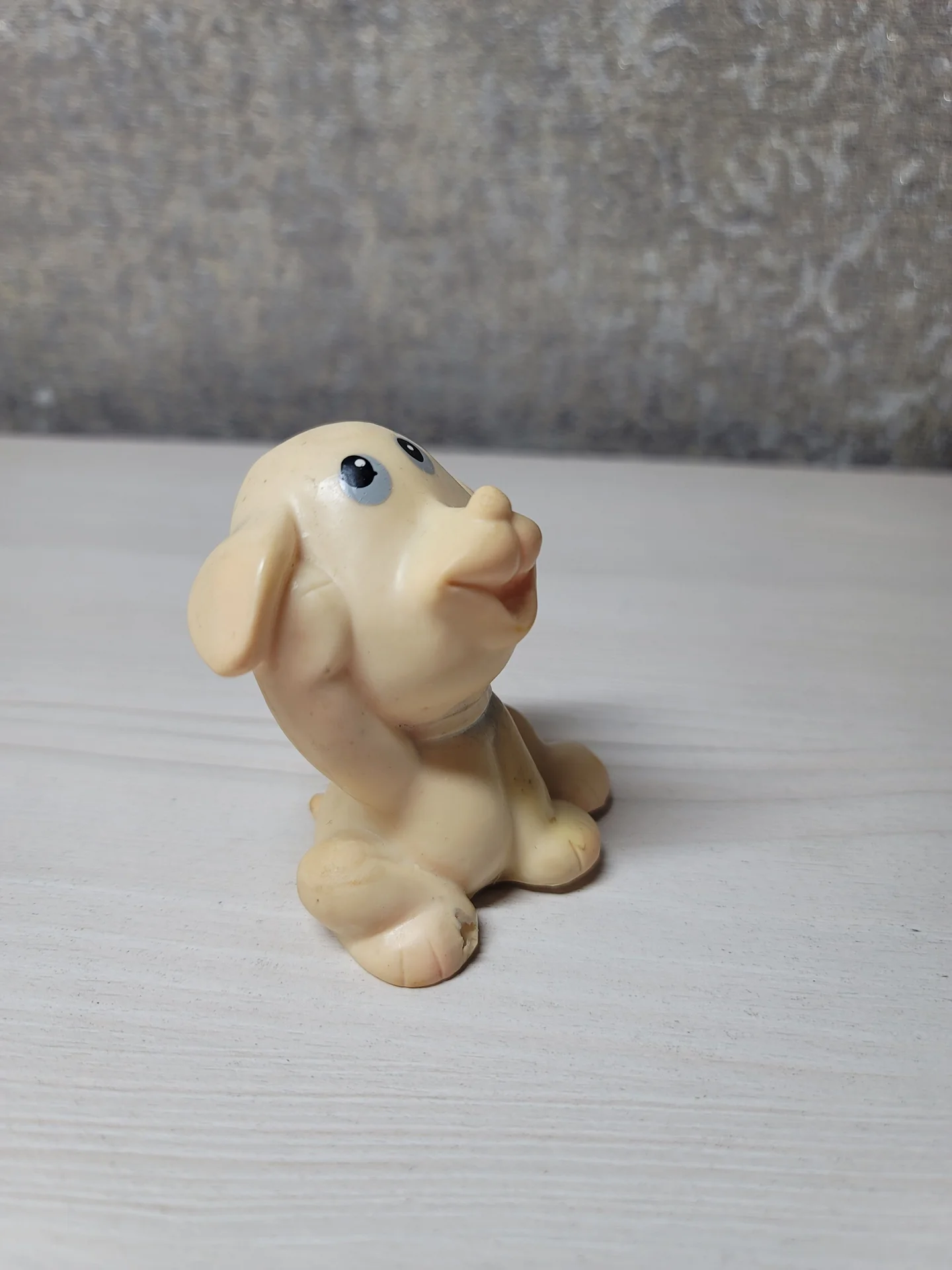 Игрушка СССР резиновая собачка - миниатюра 2