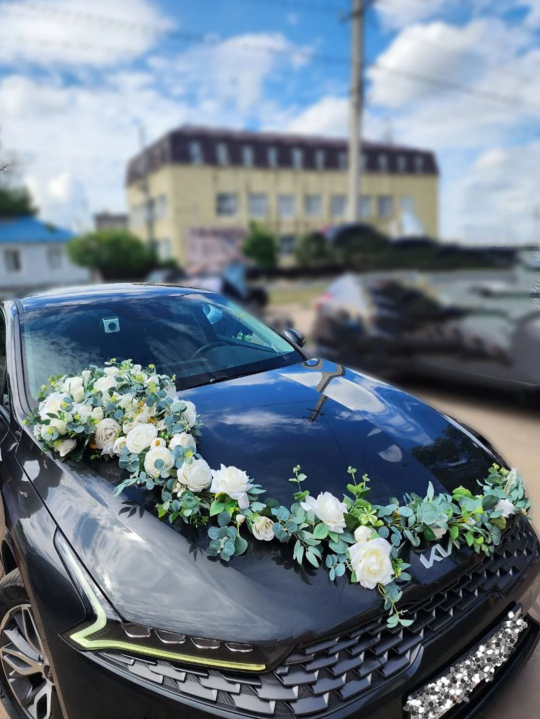 Украшение на свадебный автомобиль - миниатюра 2