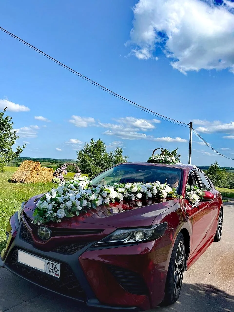 Украшение на свадебный автомобиль - миниатюра 5