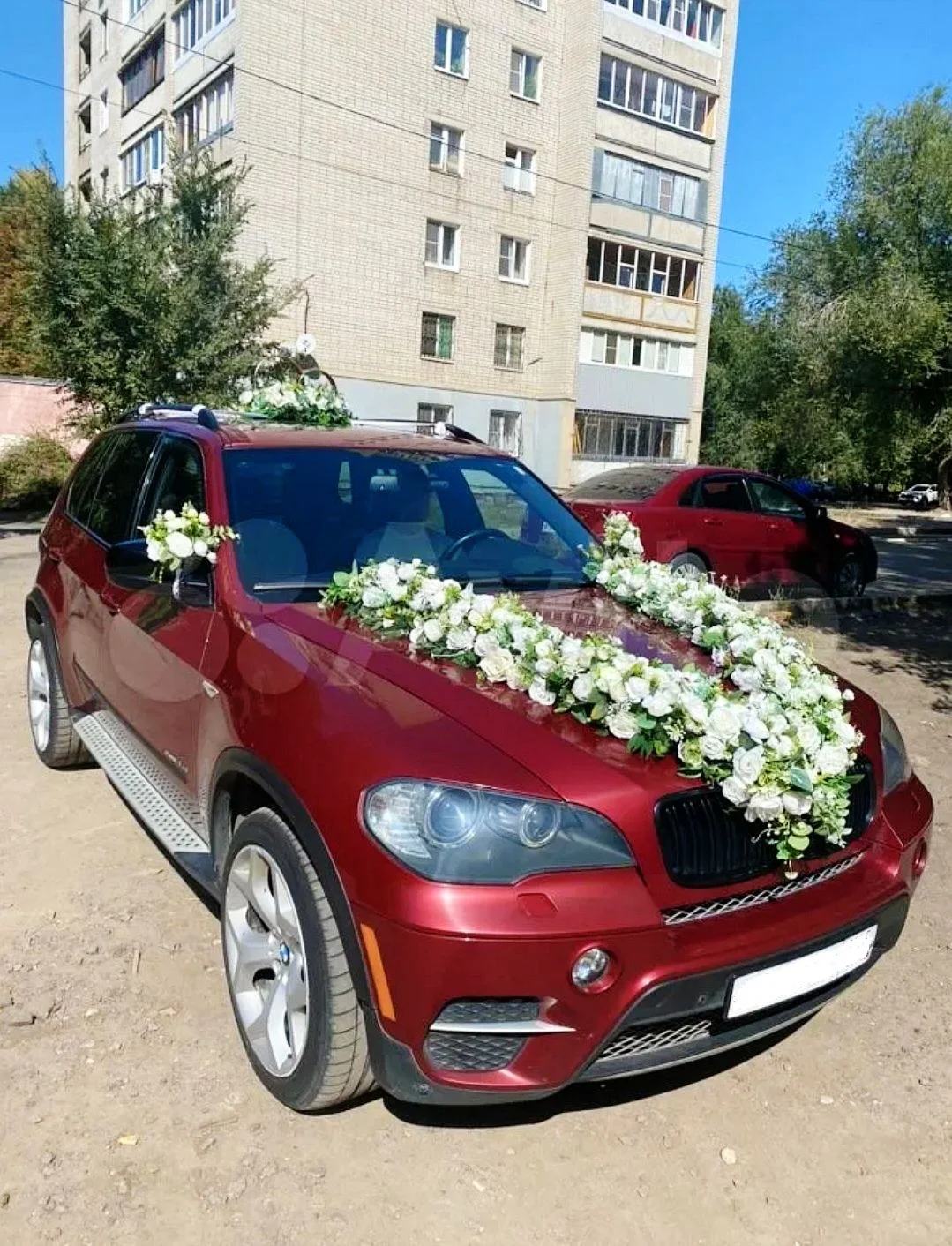 Украшение на свадебный автомобиль - миниатюра 12