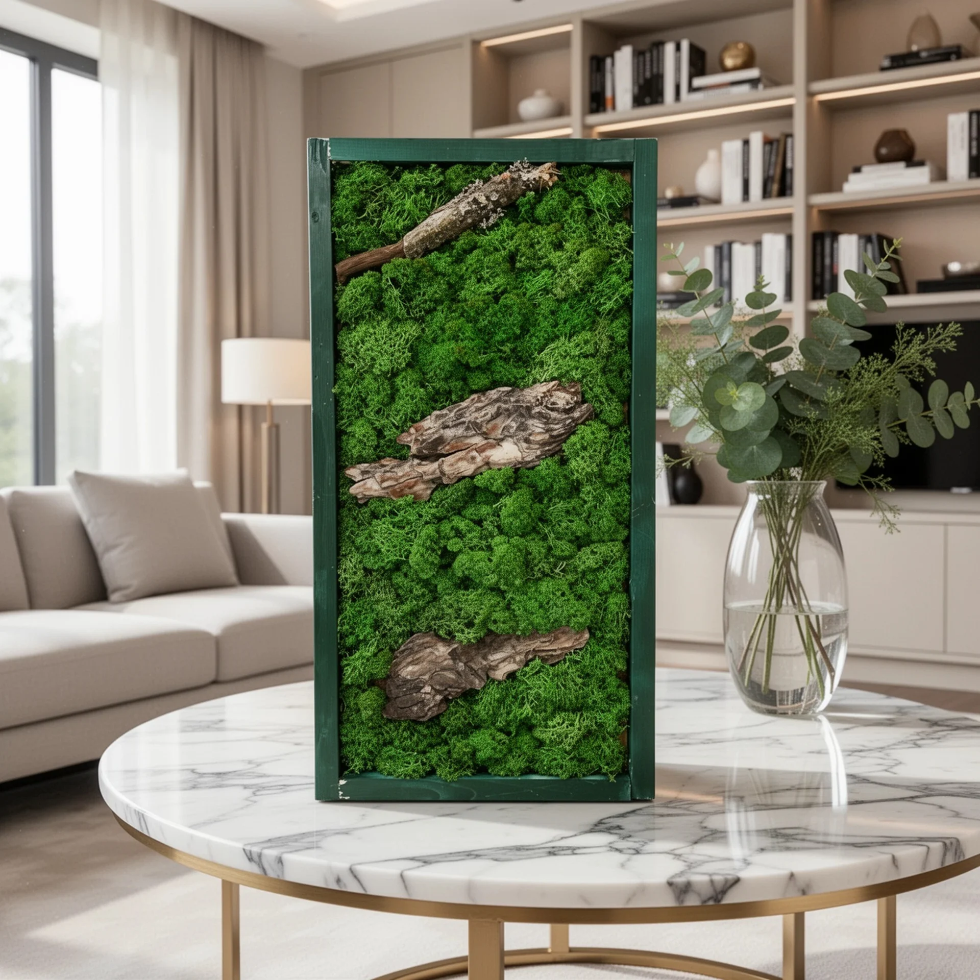 Панно из мха | 30x60 см - изображение 1