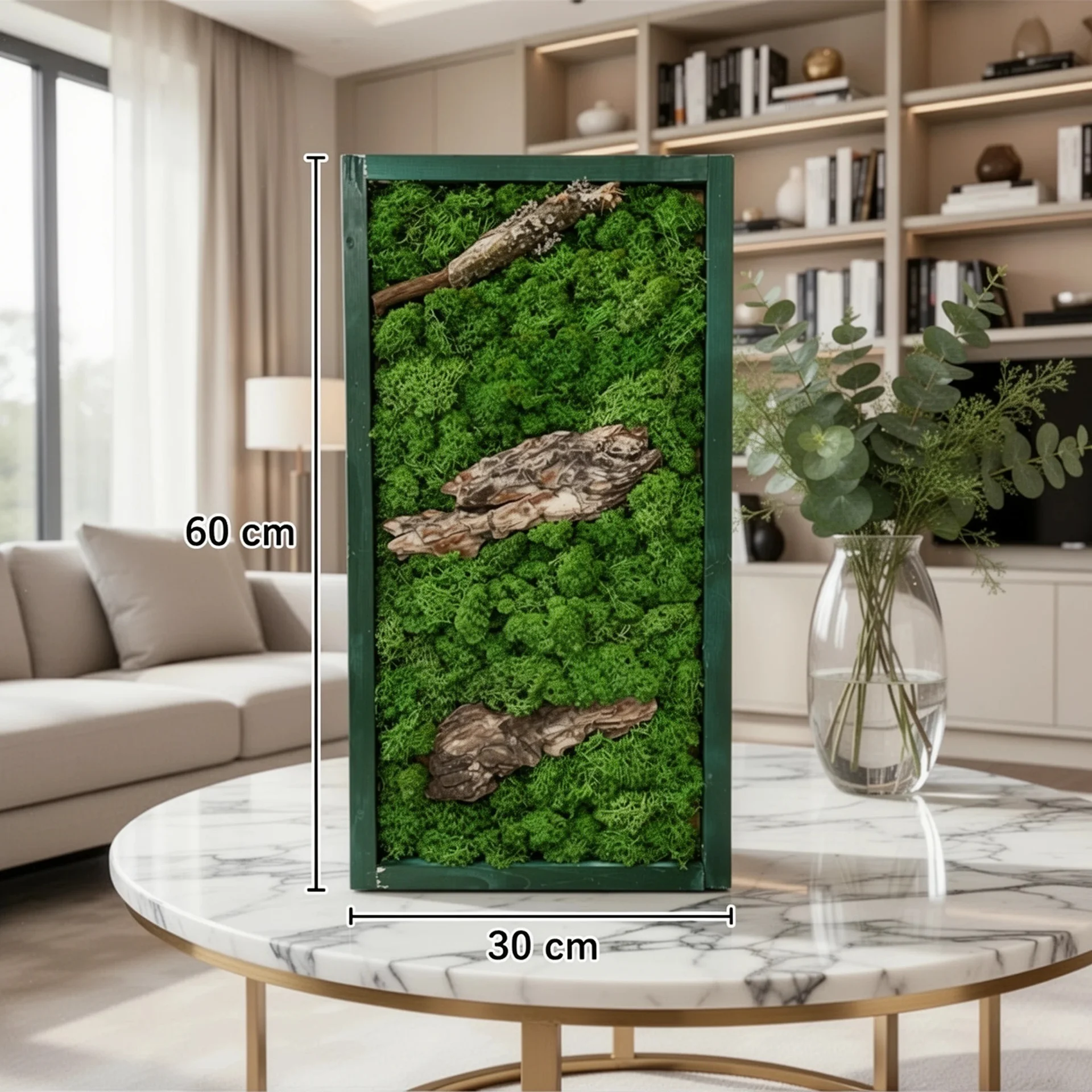 Панно из мха | 30x60 см - миниатюра 2