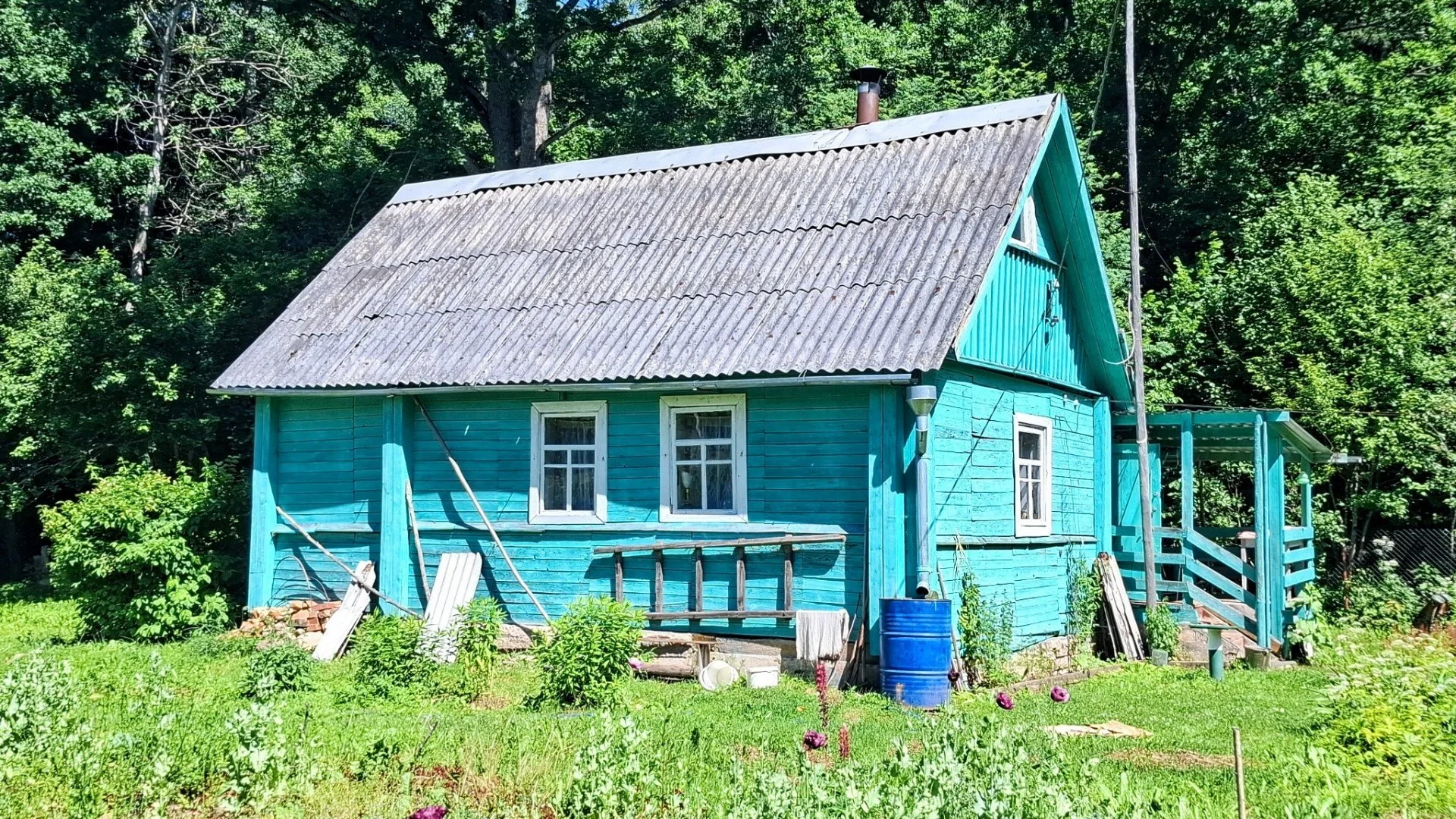 Домик с баней на небольшом очень уютном хуторке в лесном массиве под Псковом - изображение 1