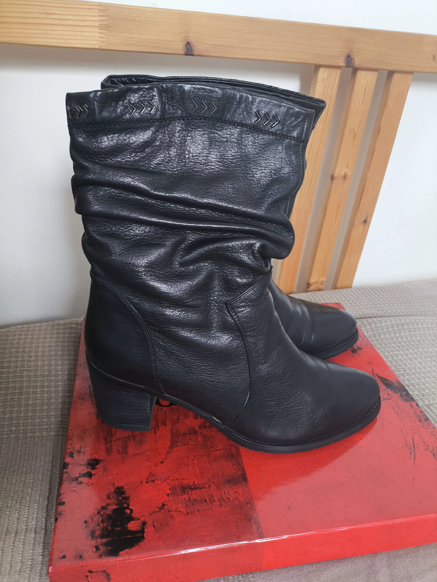 Сапоги зима Gerones р 40 кода, мех - изображение 1