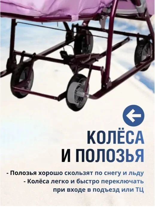 Коляска-санки - миниатюра 4