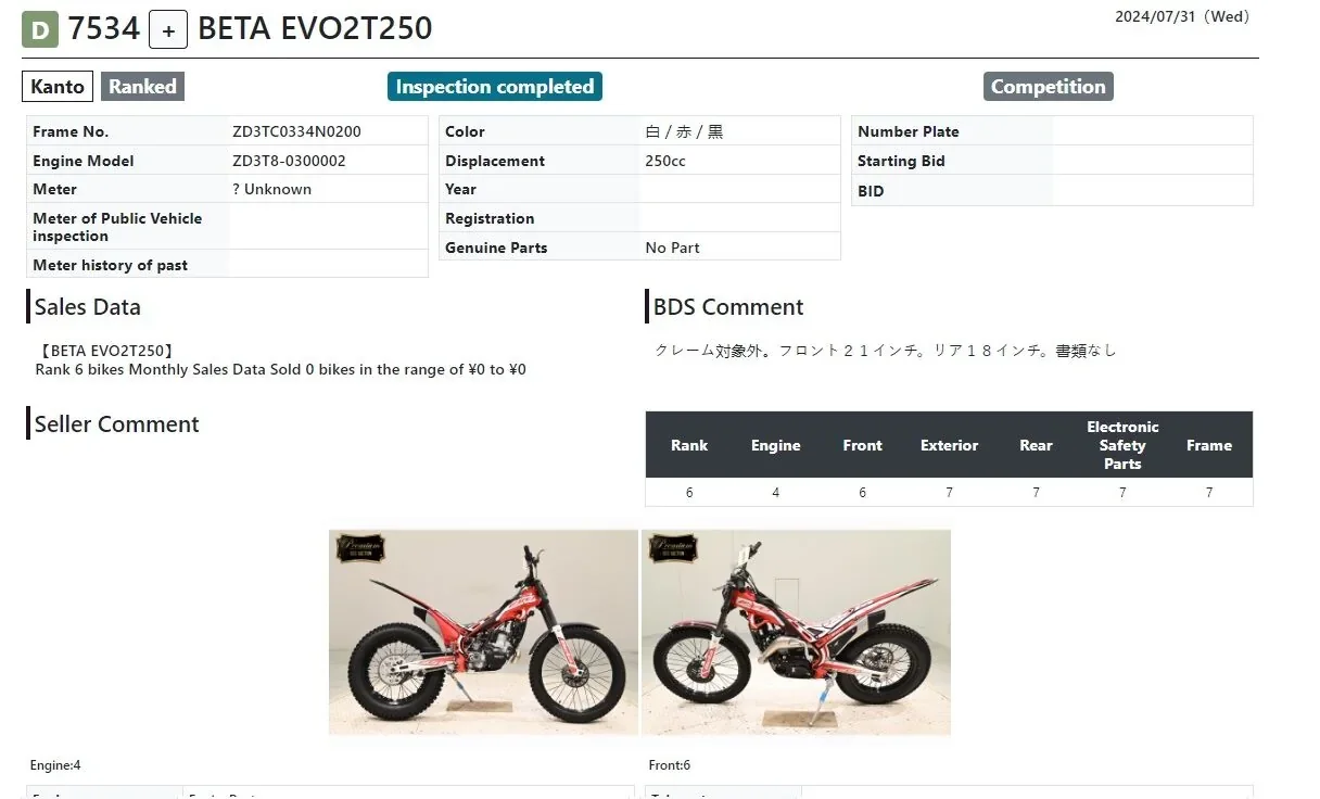 Beta EVO 2T 250 - миниатюра 8