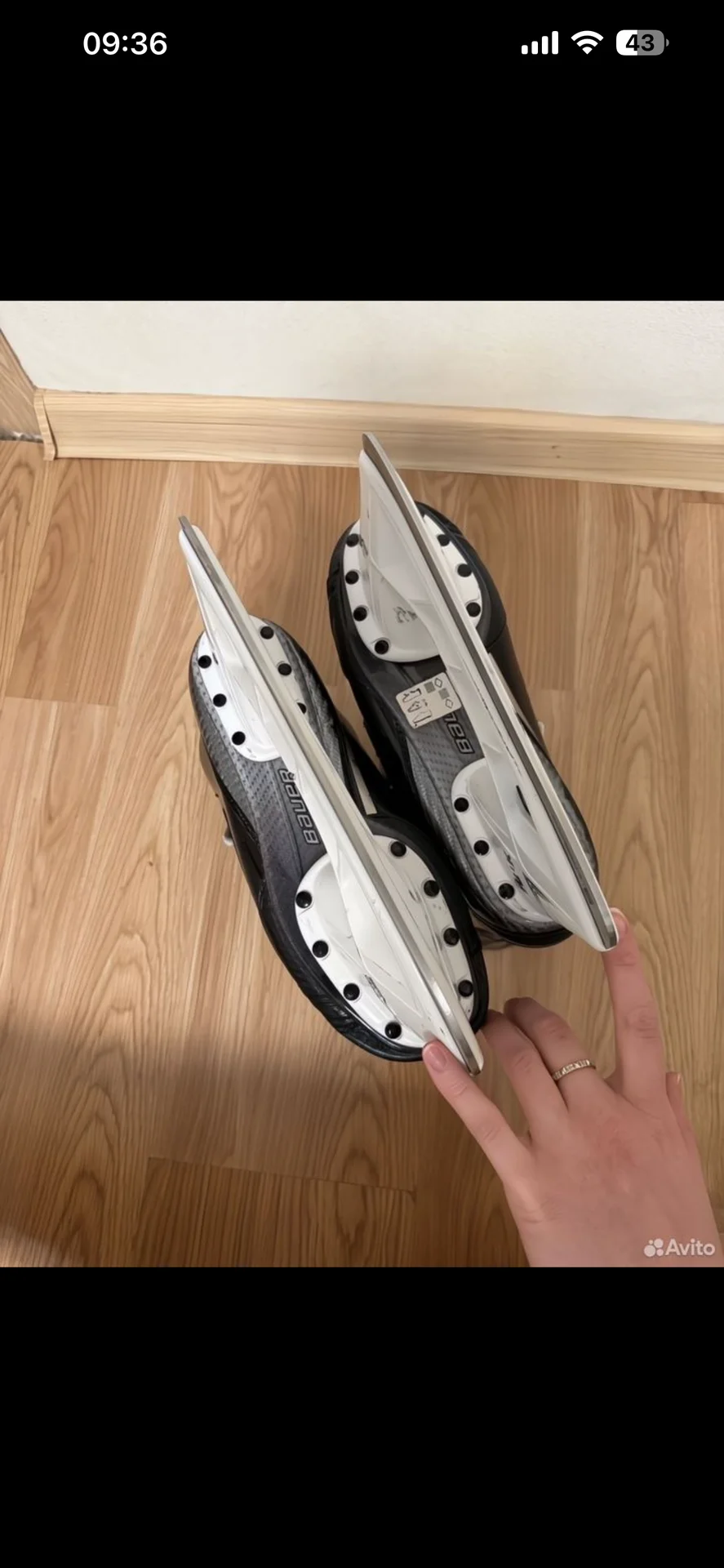 Хоккейные коньки bauer supreme s37 - миниатюра 4