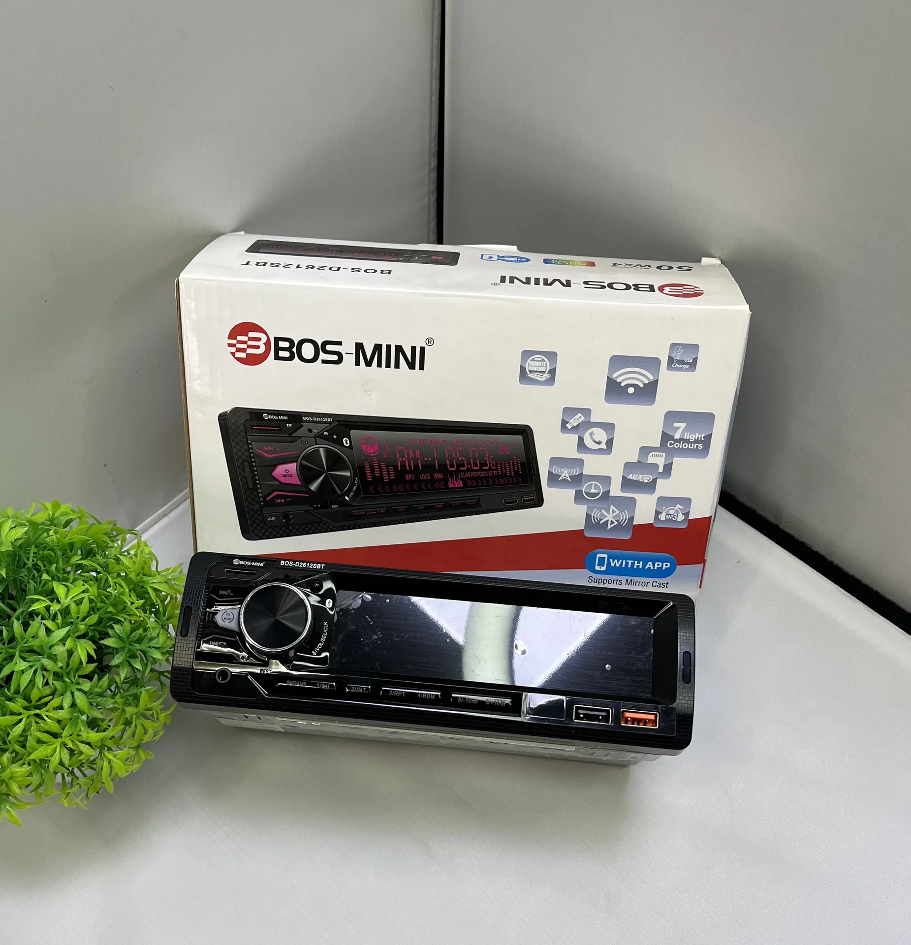 Автомагнитола BOS-Mini BOs-D2612SBT - миниатюра 2