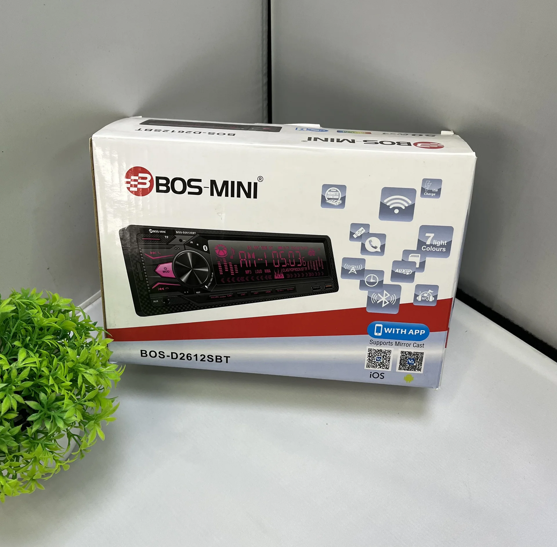 Автомагнитола BOS-Mini BOs-D2612SBT - миниатюра 3