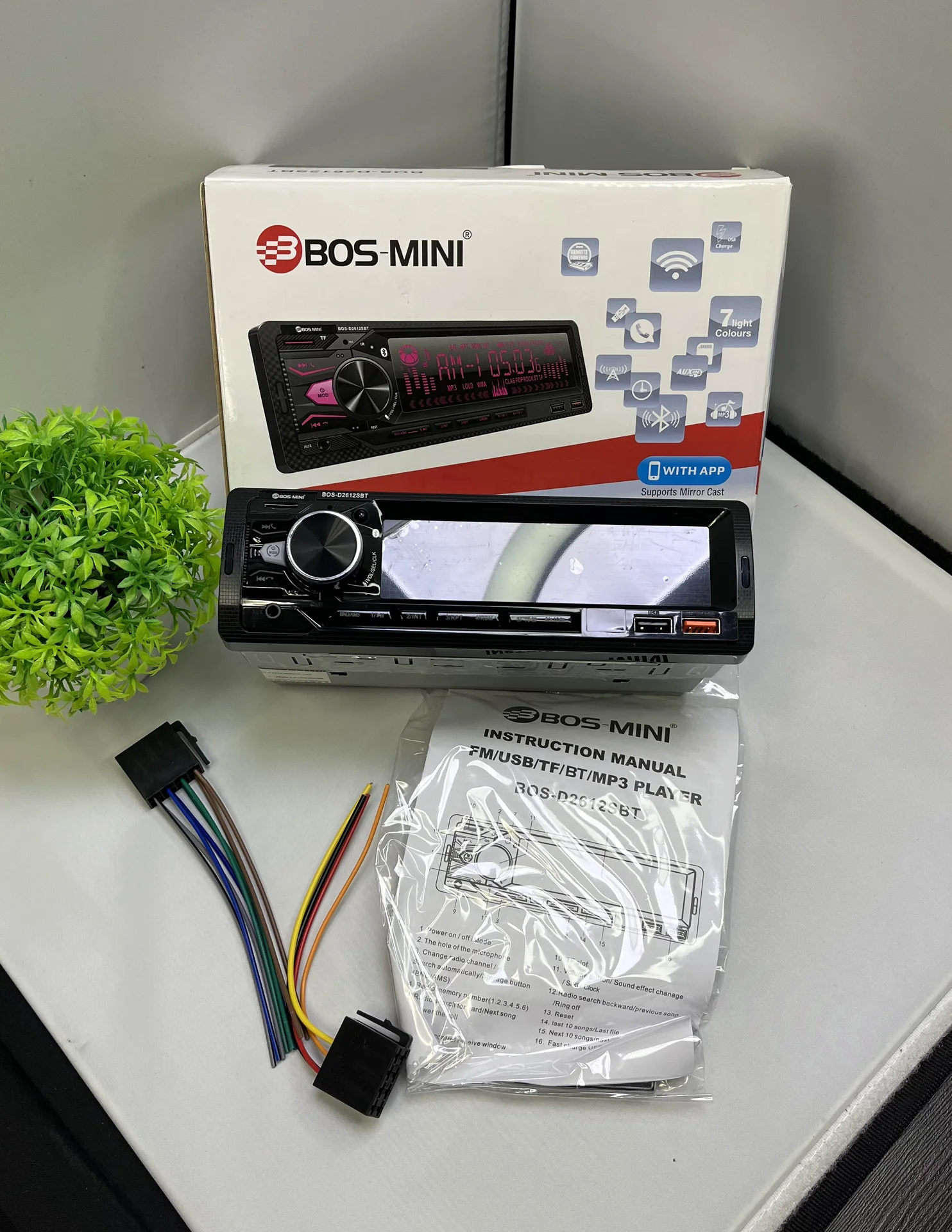 Автомагнитола BOS-Mini BOs-D2612SBT - миниатюра 5