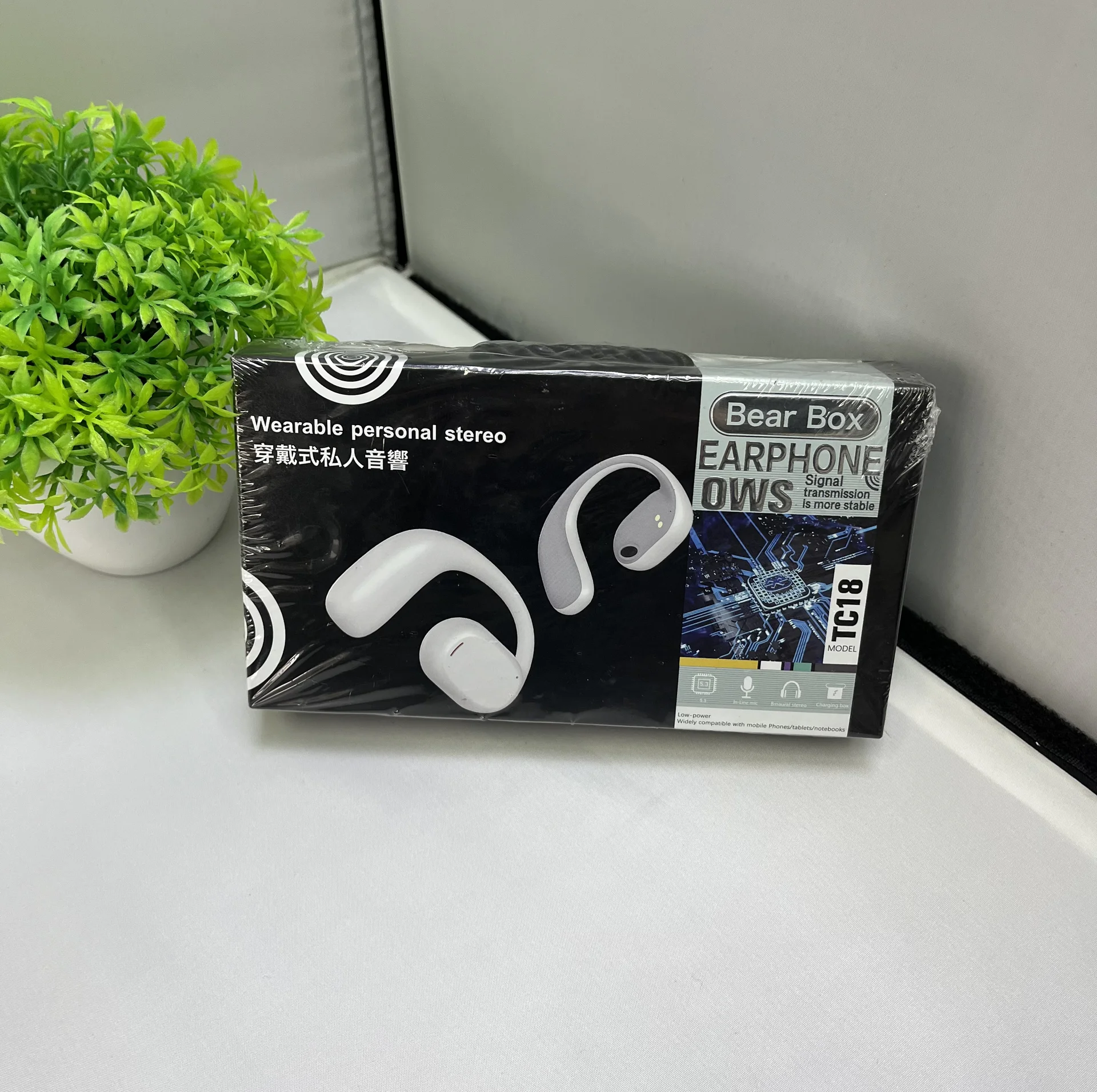 Беспроводные наушники Bear Box Earphone OWS TC18 - миниатюра 5