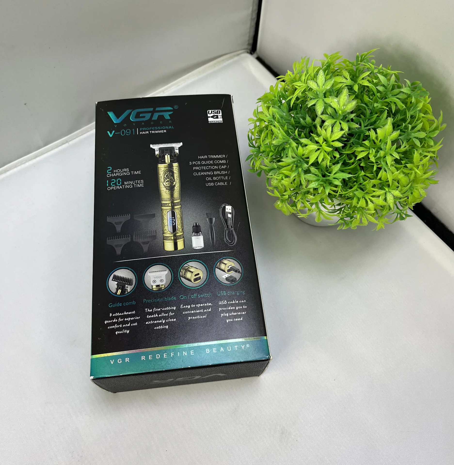 Триммер для бороды и Усов VGR V-091 - миниатюра 7