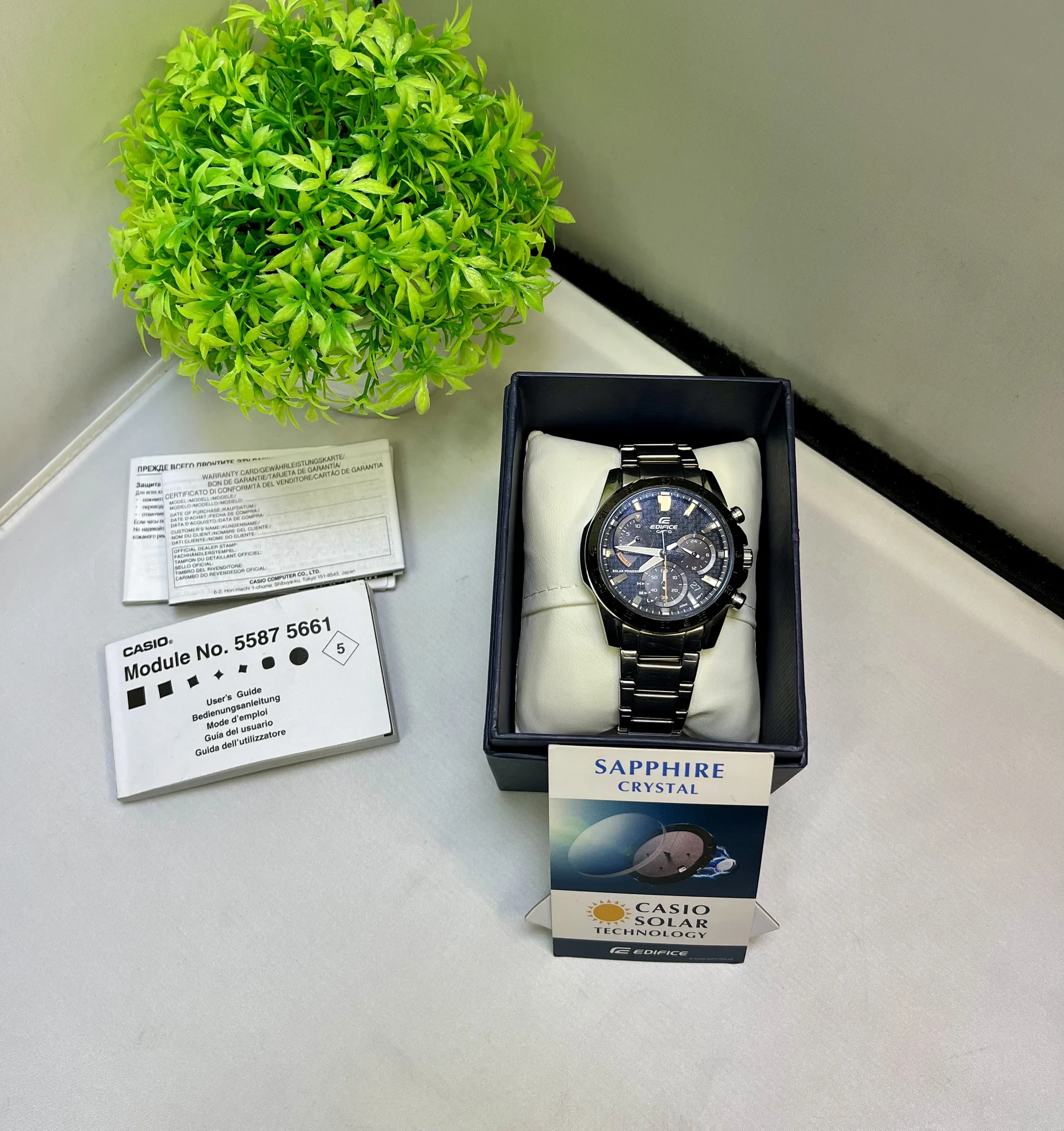 Наручные мужские часы Casio Edifice EFS-S580 - миниатюра 2