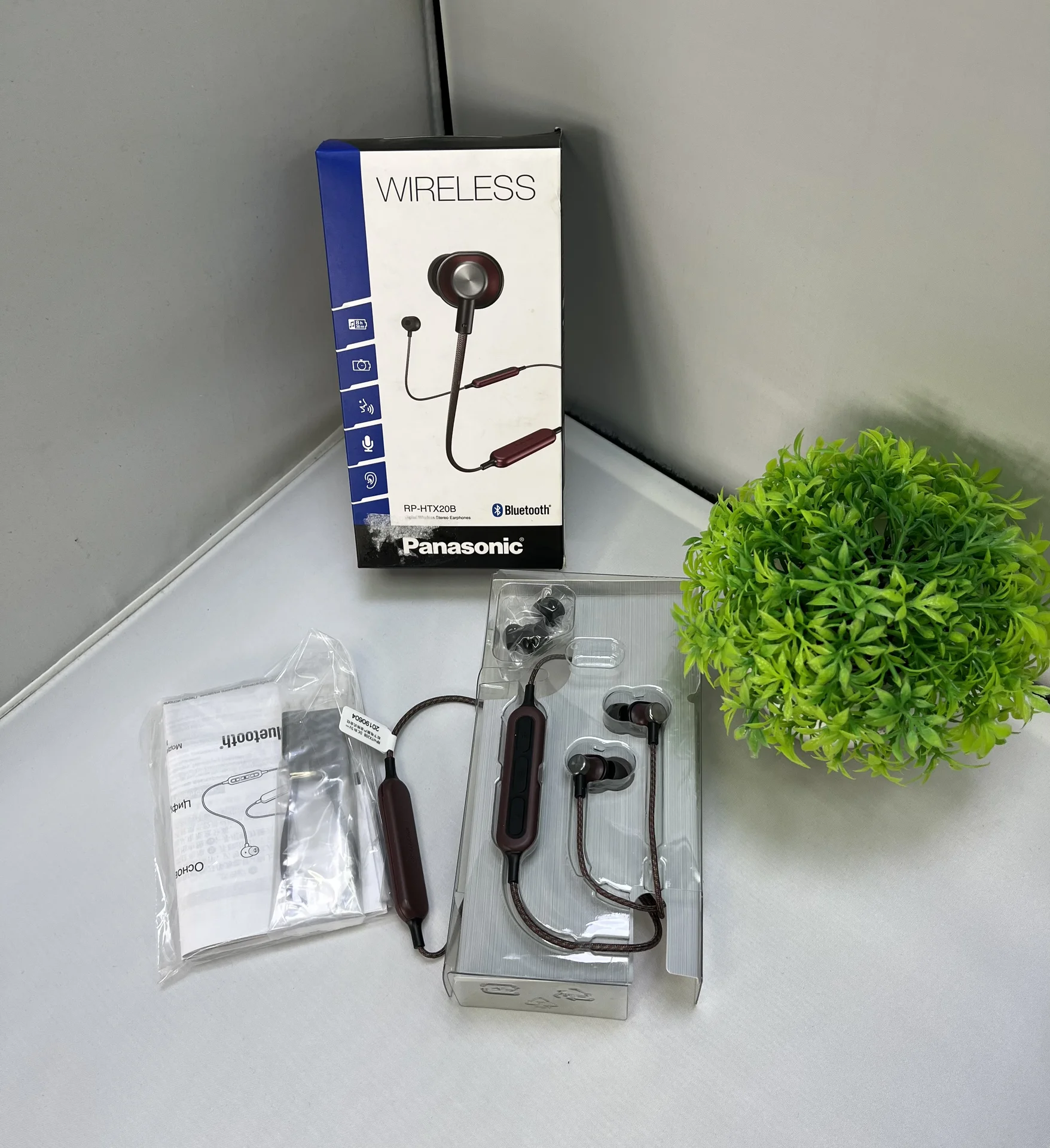 Наушники Bluetooth Panasonic RP-HTX20BGER - миниатюра 6