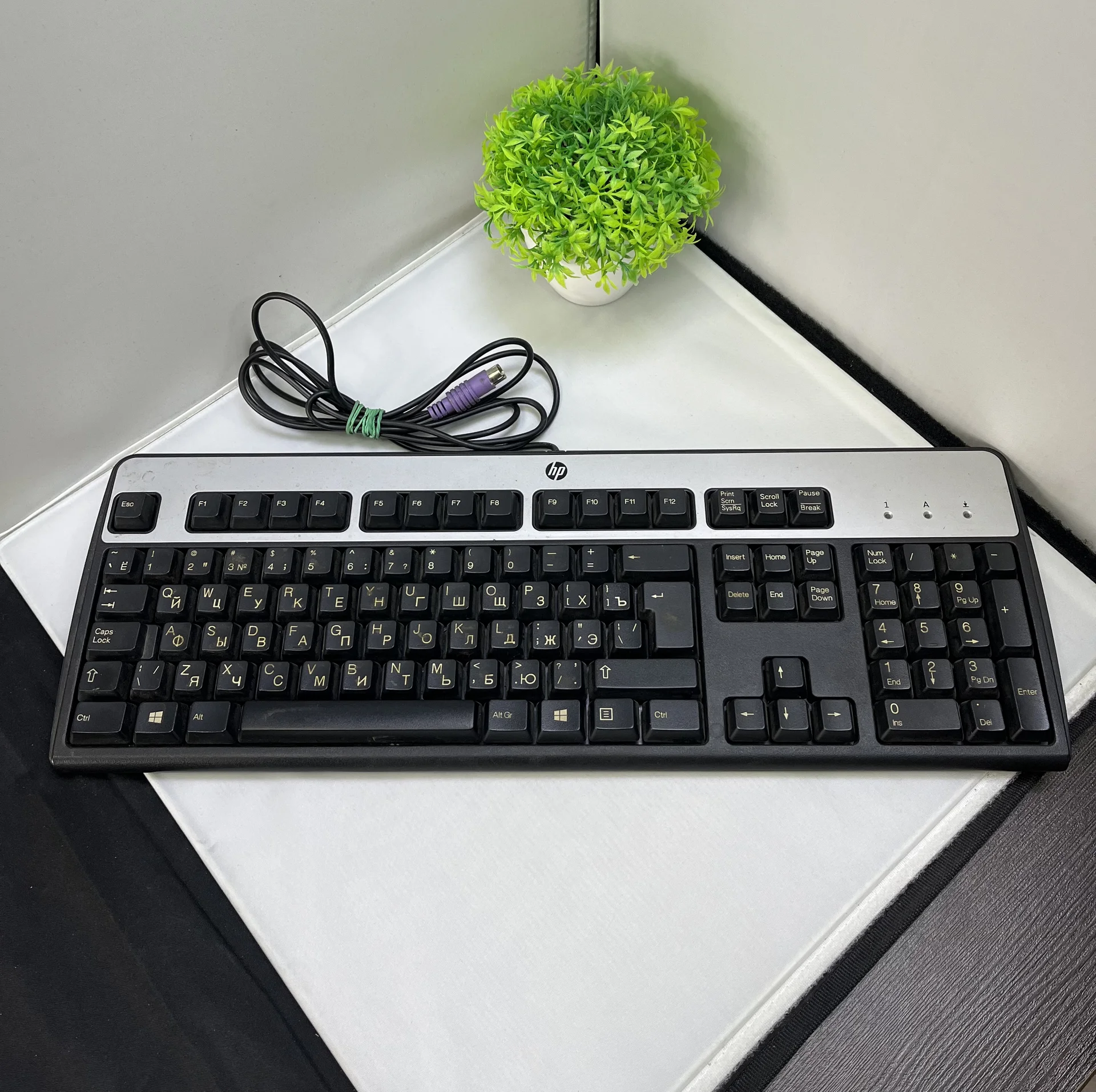 Клавиатура проводная PS/2 HP KB-0316 - миниатюра 4