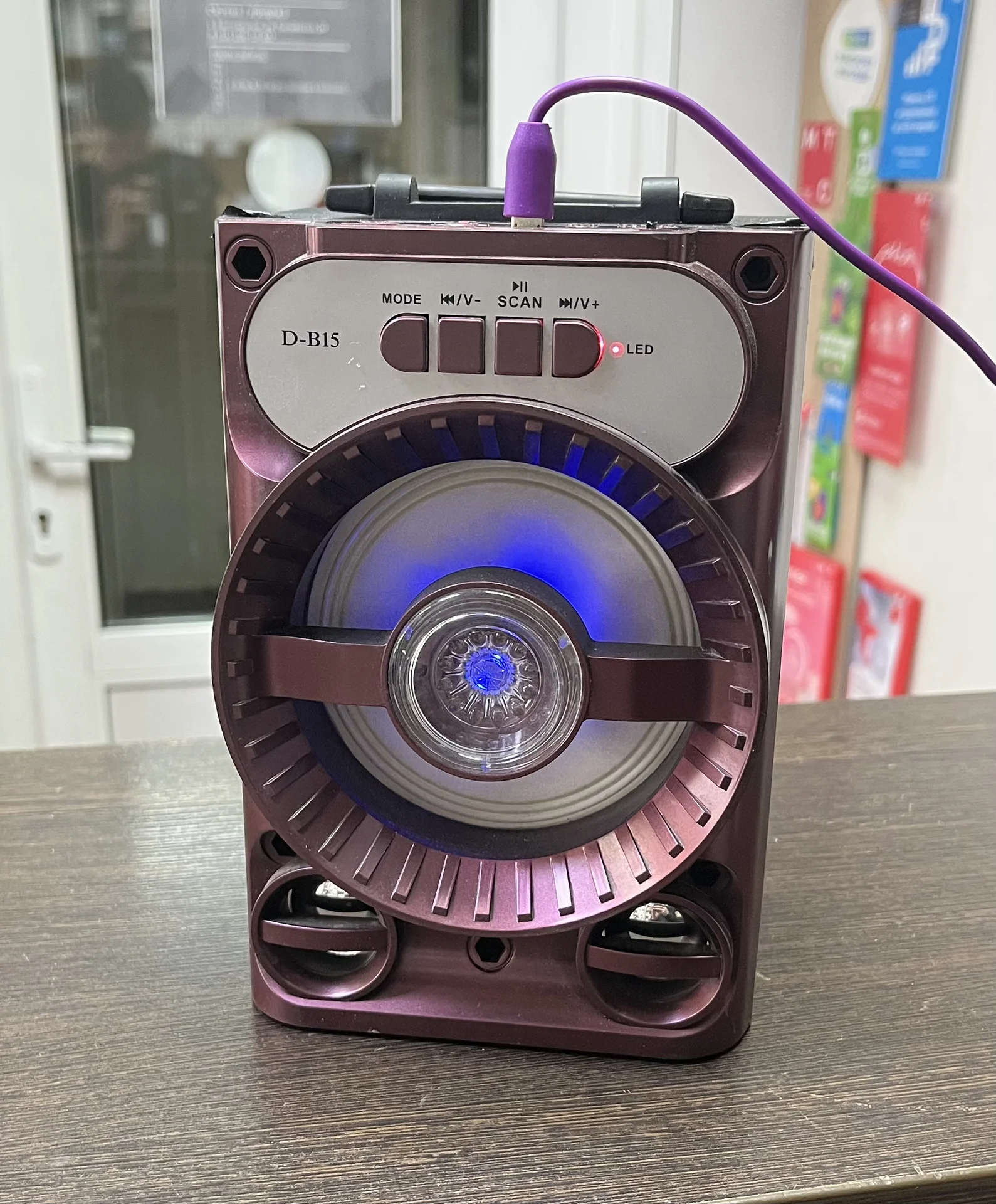 Портативная Bluetooth колонка D-B15 - миниатюра 4