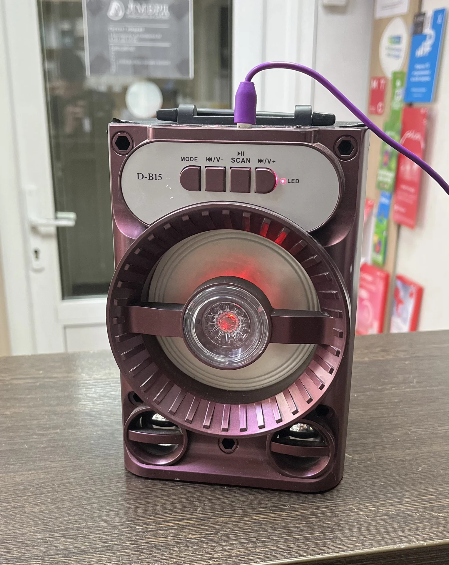 Портативная Bluetooth колонка D-B15 - миниатюра 5