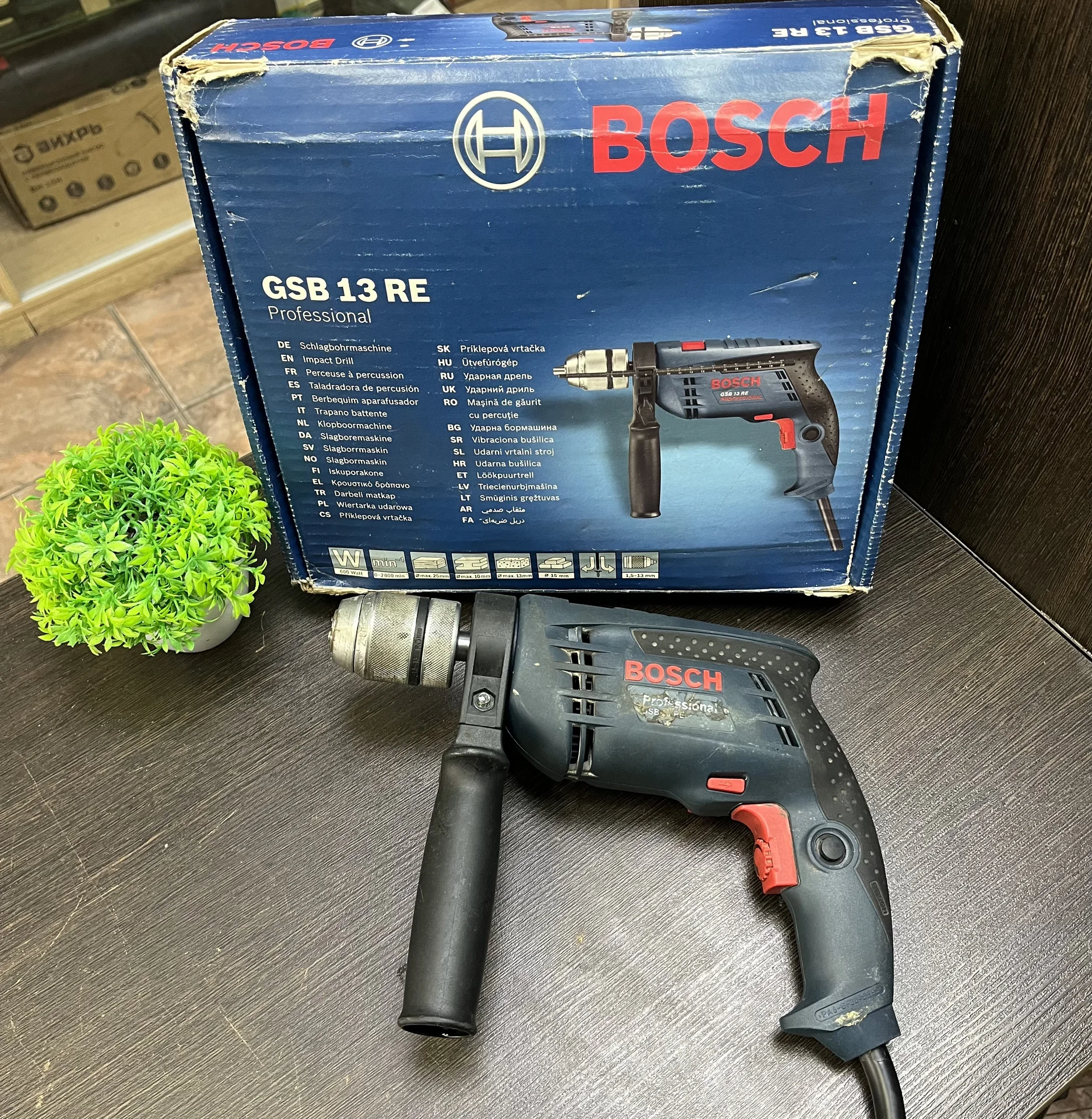 Ударная дрель Bosch GSB 13 RE 2018 Оригинал - миниатюра 5