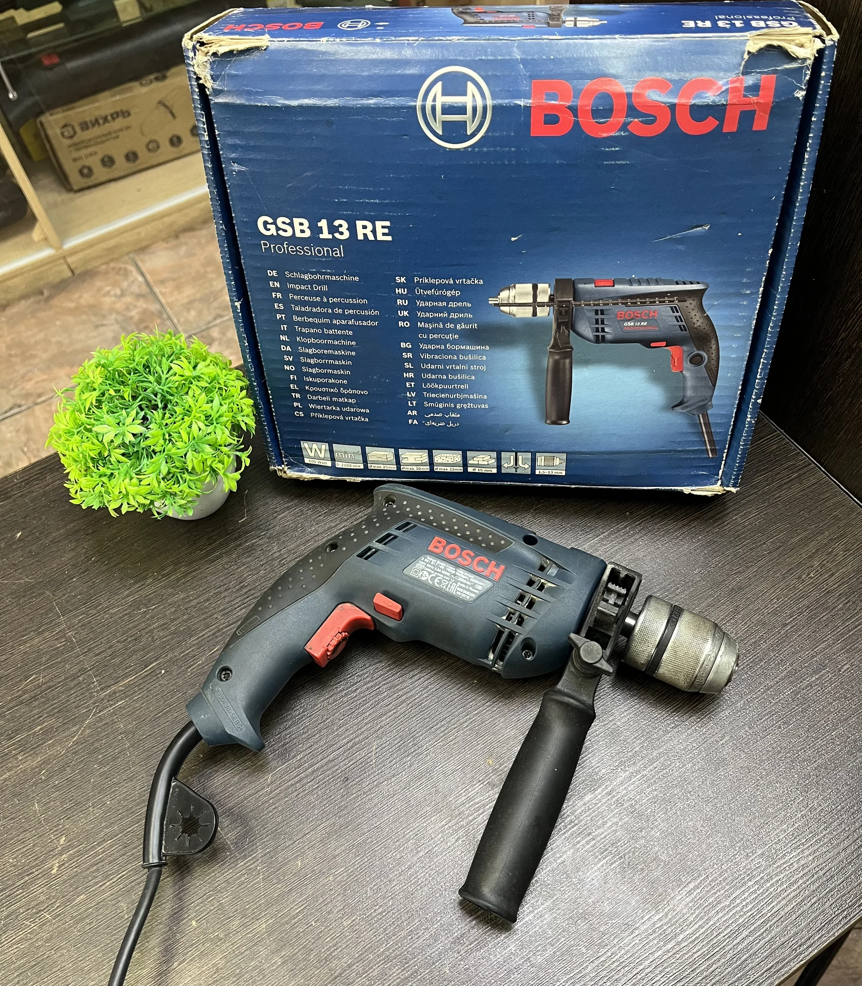 Ударная дрель Bosch GSB 13 RE 2018 Оригинал - миниатюра 6
