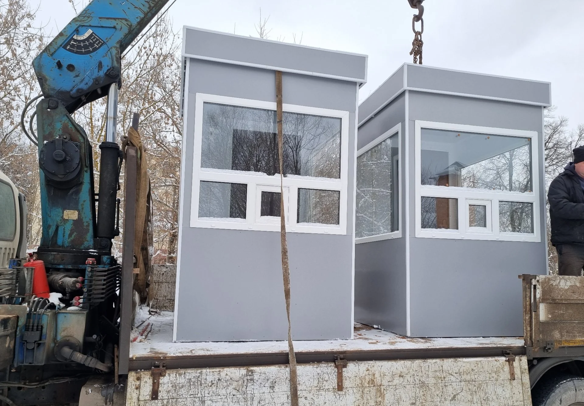 Пост охраны размер 1,5х1,5х2,5м новый, цена эконом - миниатюра 4