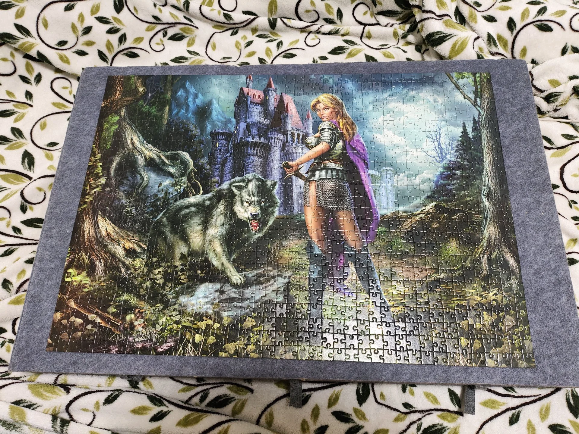 Пазл danko toys 100 Волчица-воин - изображение 1