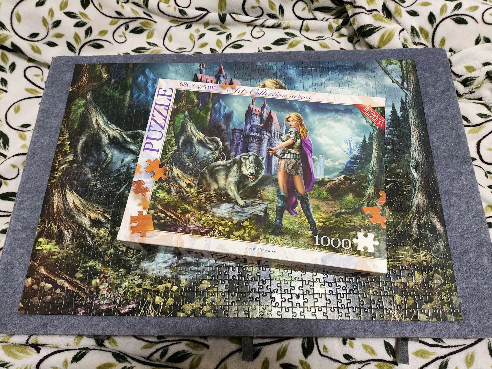 Пазл danko toys 100 Волчица-воин - миниатюра 2