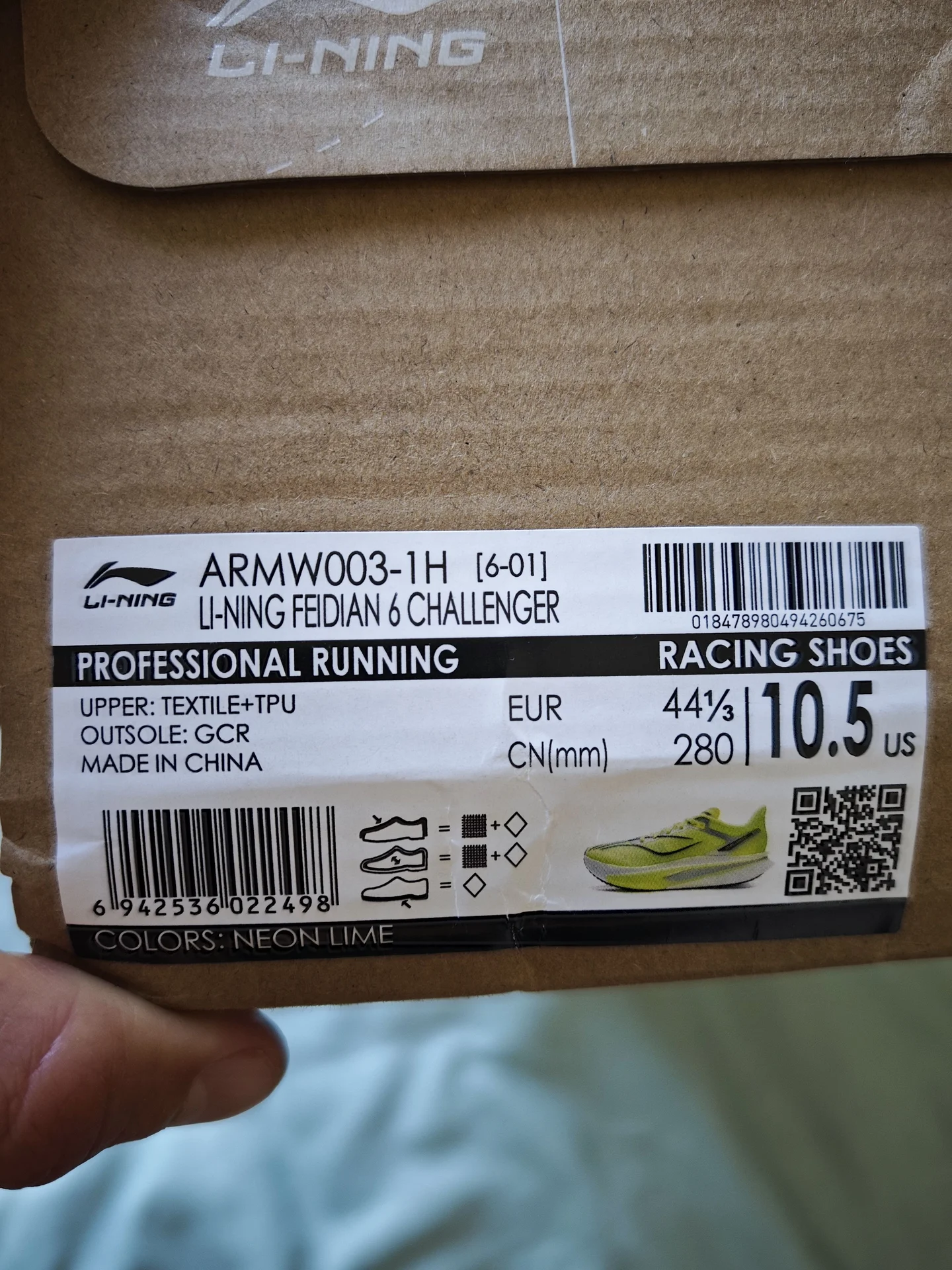 Кроссовки Li-ning feidian 6 challenger 44 EU - миниатюра 5