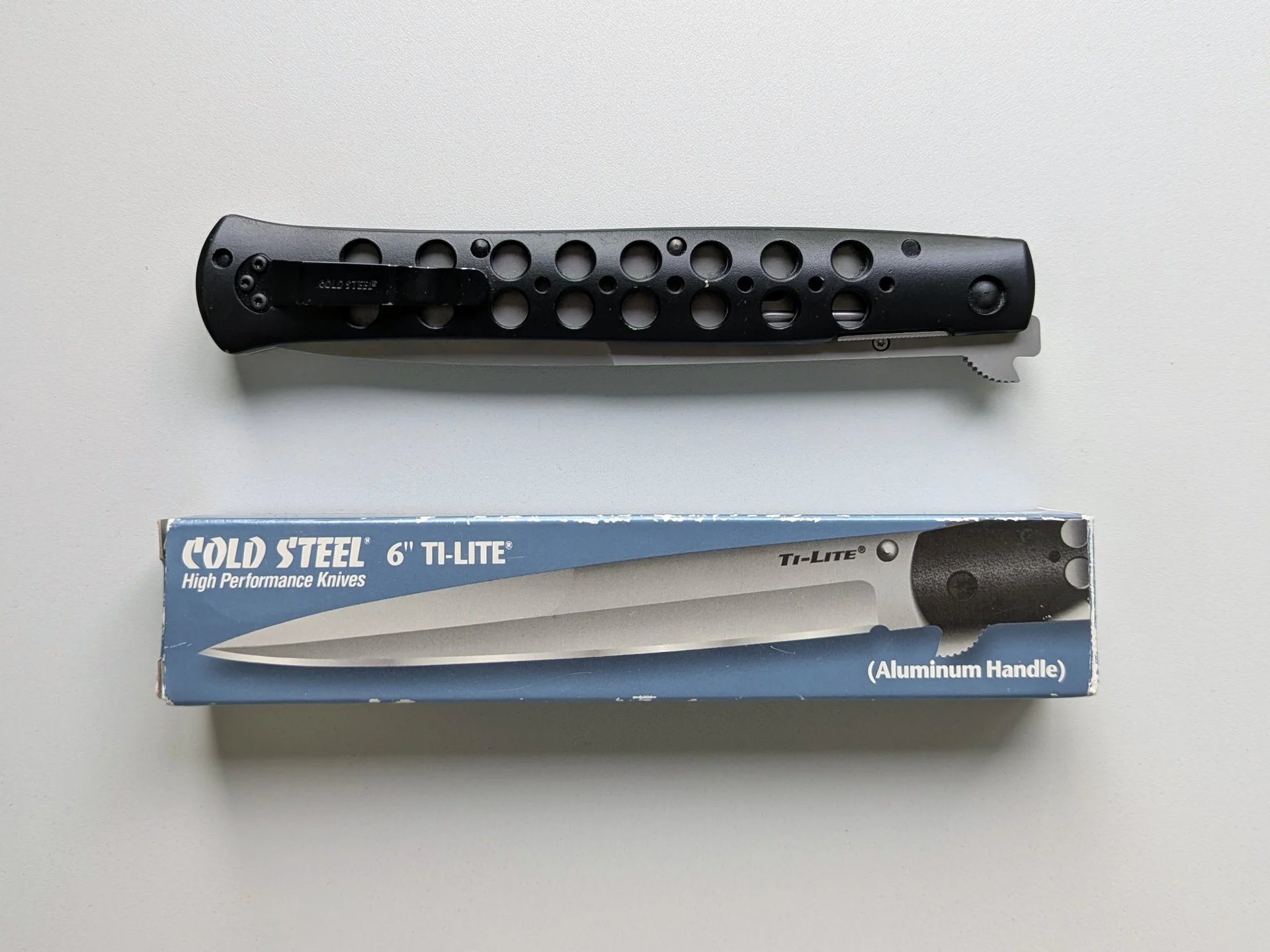 Нож Cold Steel Ti-Lite 6 (Aluminium Handle) 2008 г - миниатюра 9