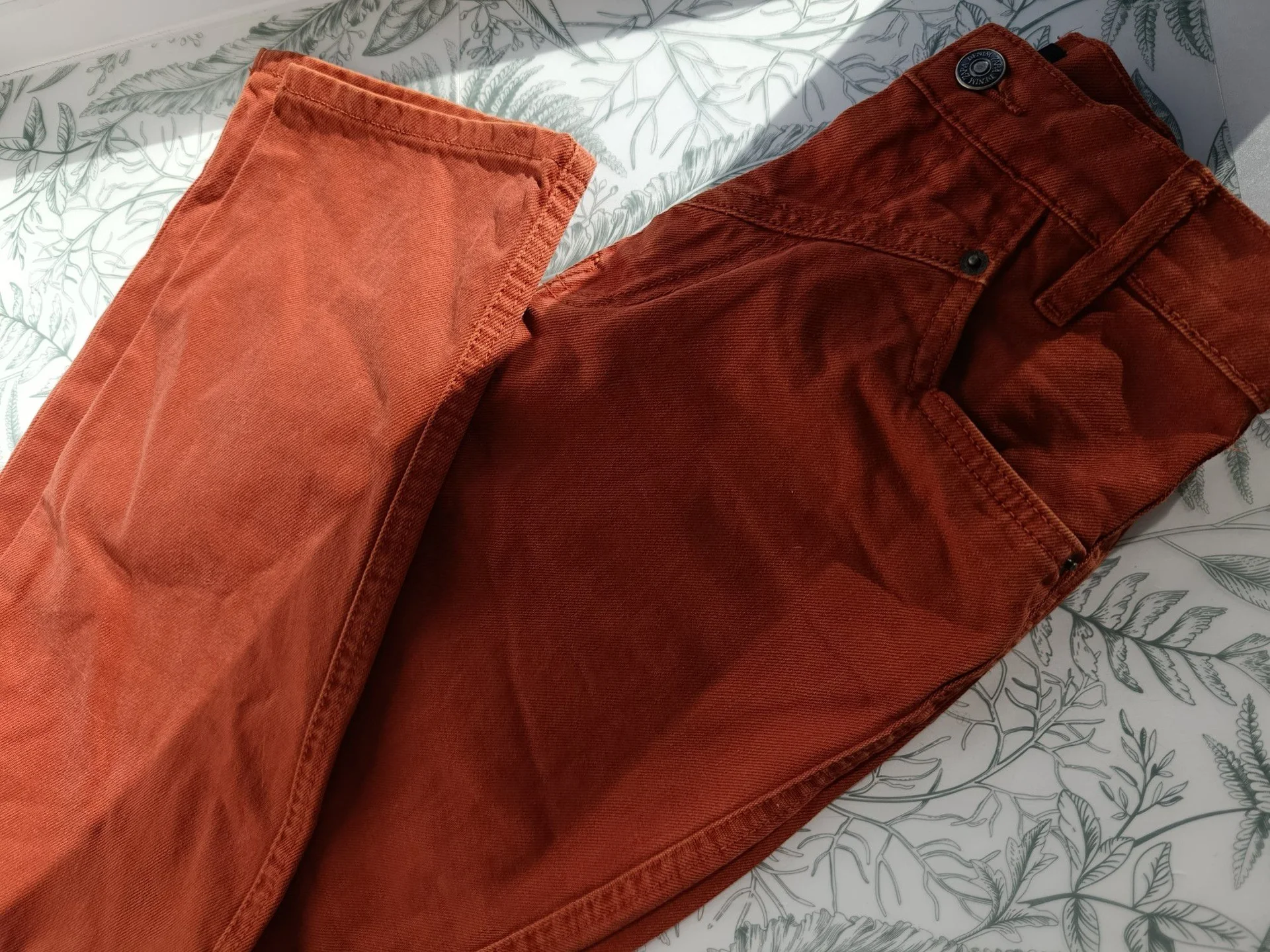 Джинсы бананы женские mom Zara XS 40 - миниатюра 9