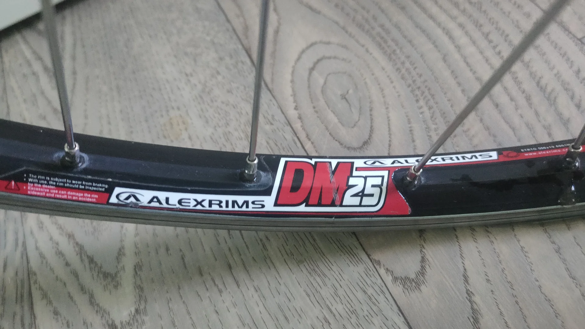 Обода велосипедные 26 дюймов alexrims DM25 - миниатюра 2