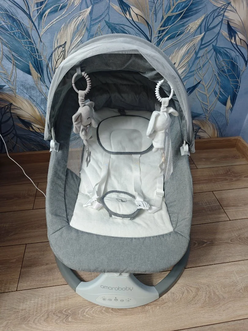 Электрокачели для новорожденных amorobaby - миниатюра 4
