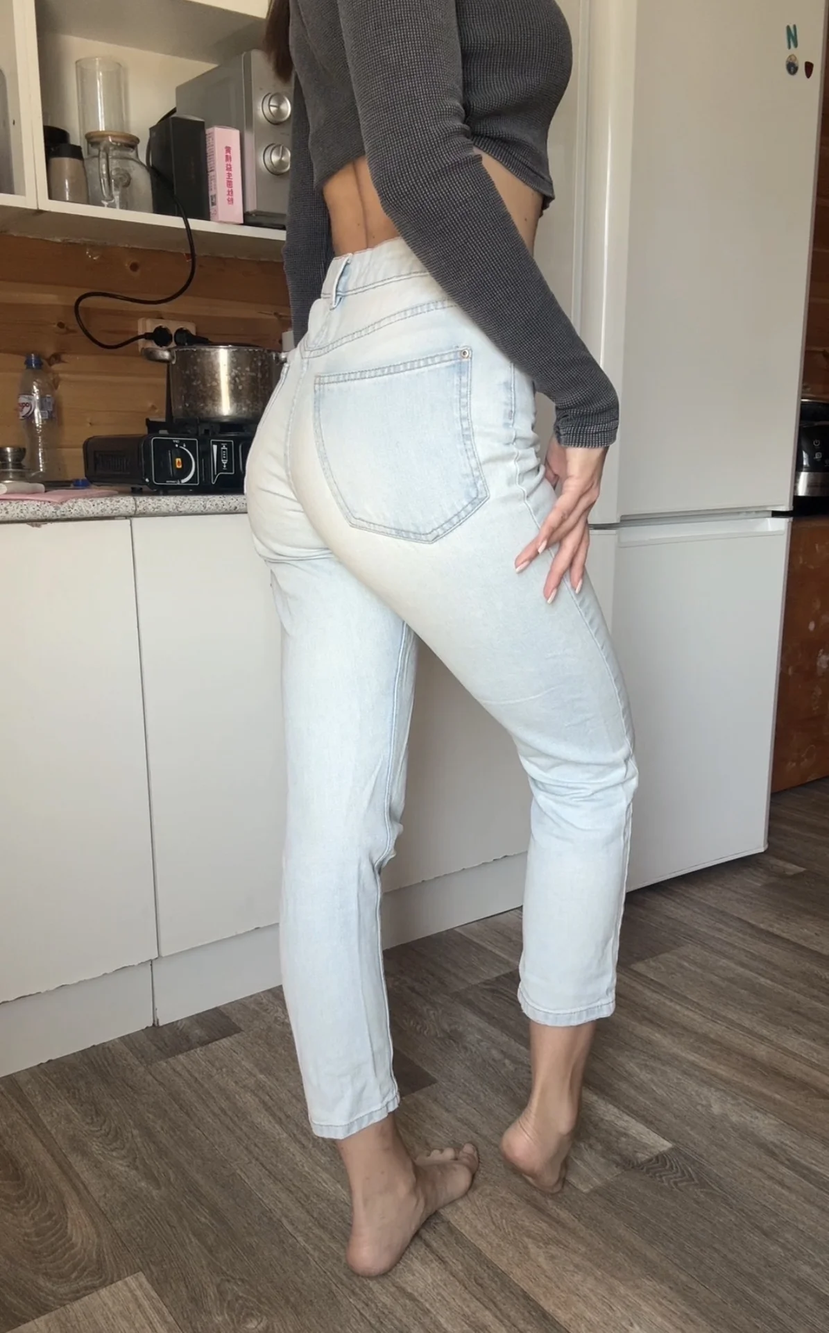 Джинсы MOM FIT 34 - изображение 1