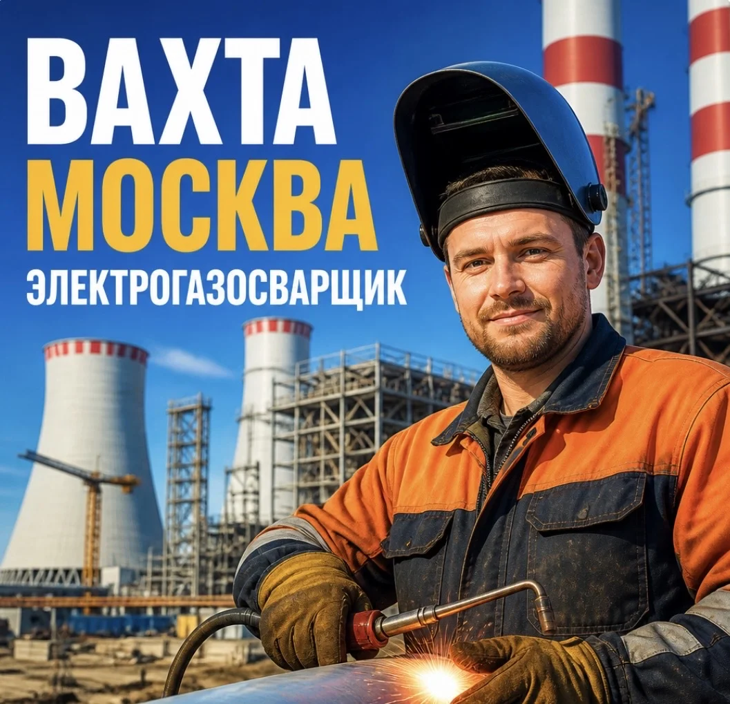 ЭЛЕКТРОГАЗОСВАРЩИК вахта с проживанием Москва - изображение 1