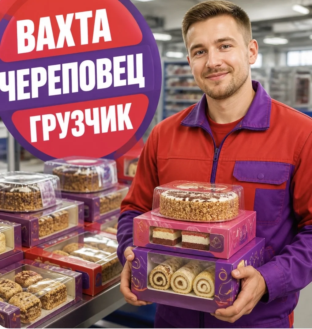 Грузчик вахта питание проживание Череповец - изображение 1