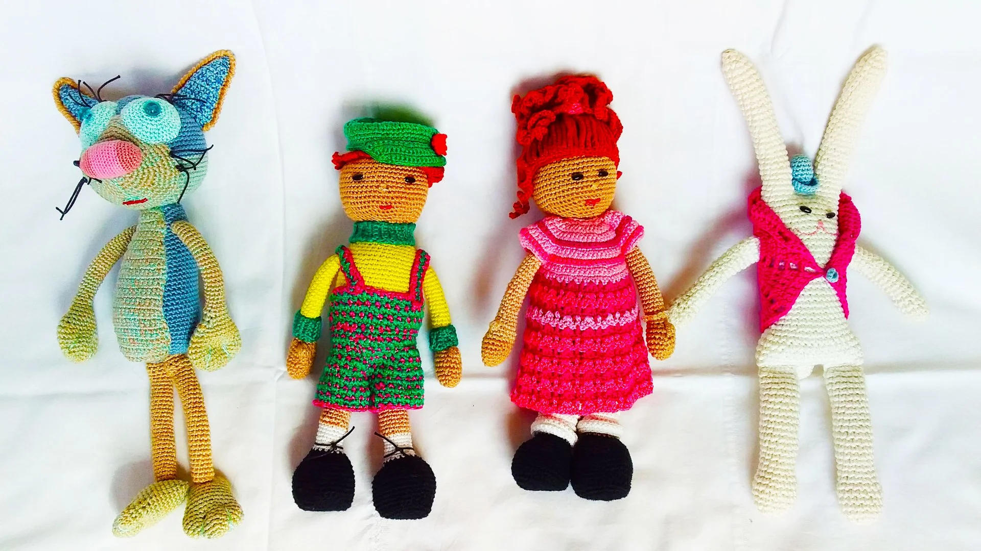 Игрушки мягкие детские, связанные из ниток - миниатюра 2