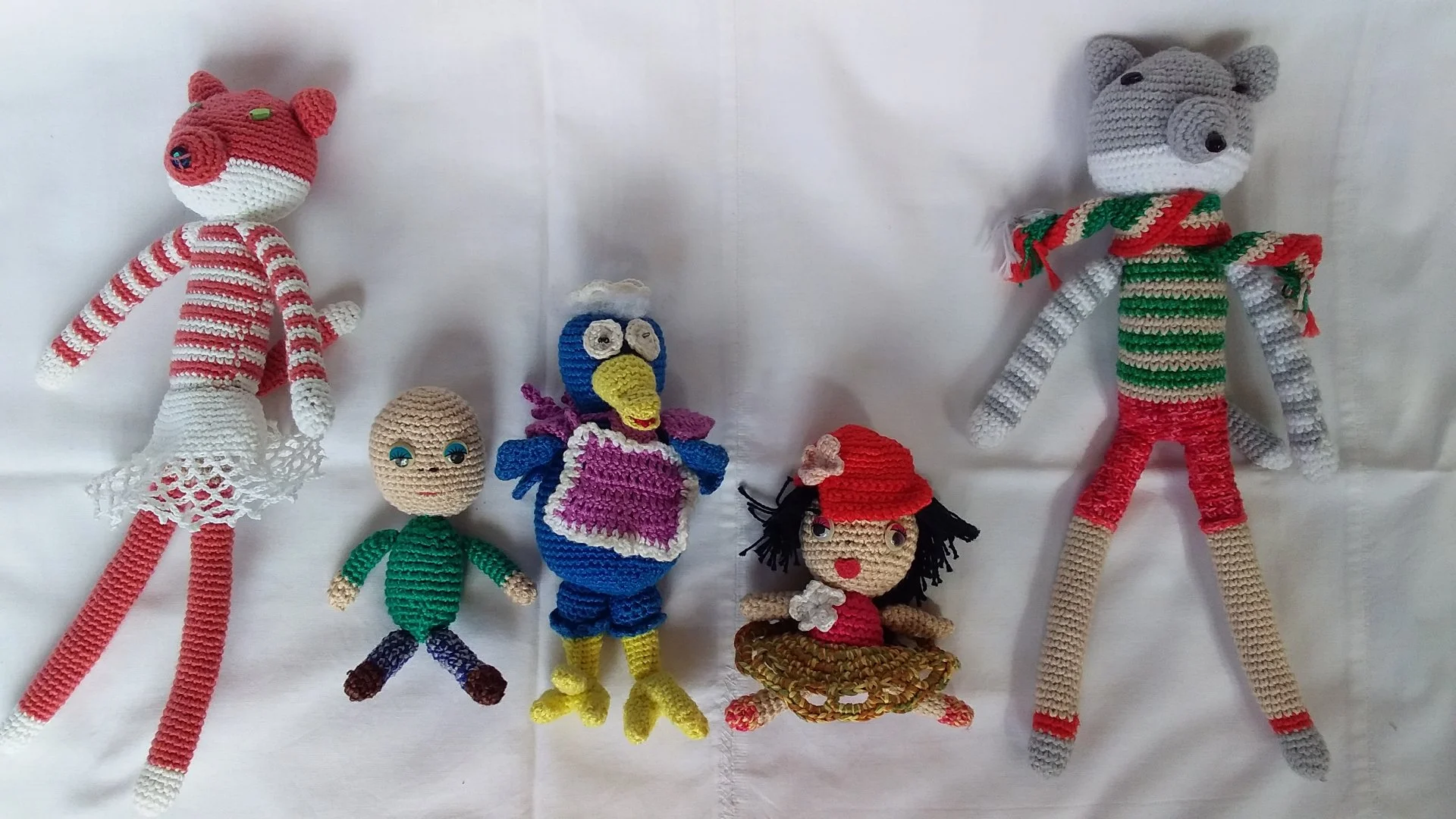 Игрушки мягкие детские, связанные из ниток - миниатюра 3