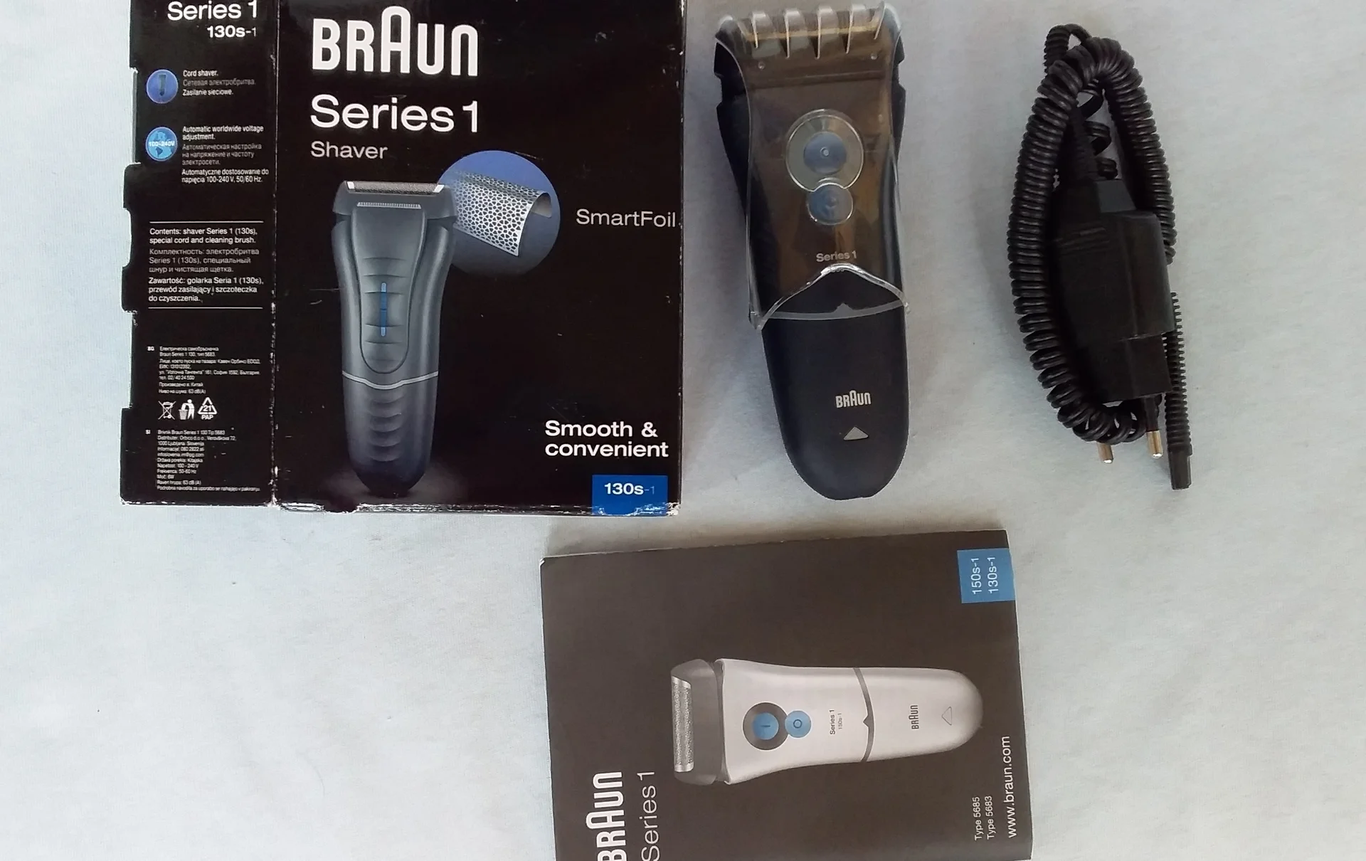 электробритва сетевая Braun series 130S,бу, в отл. - миниатюра 2