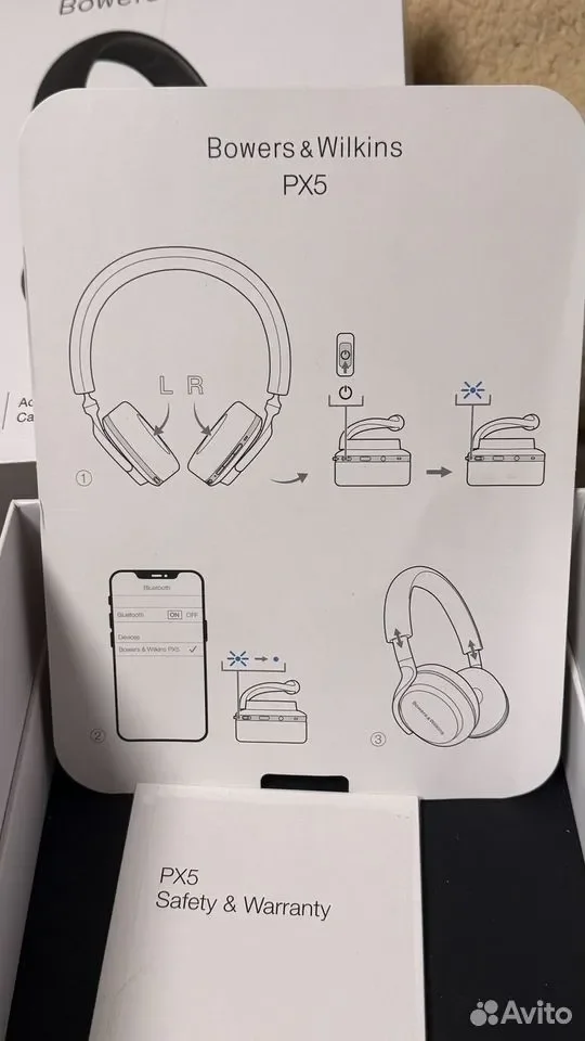 Bowers wilkins px5 брак правого уха - миниатюра 5