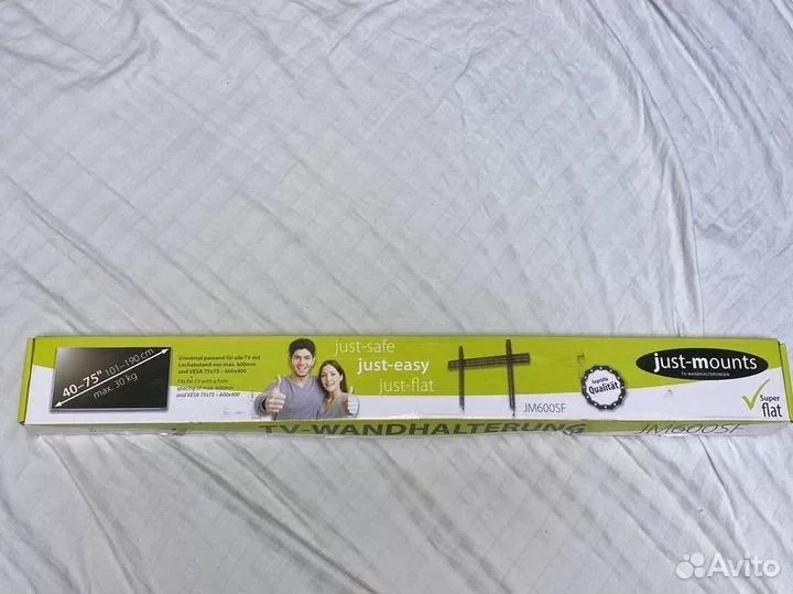 Новый Кронштейн Just-Mounts JM600SF 40-75" - изображение 1
