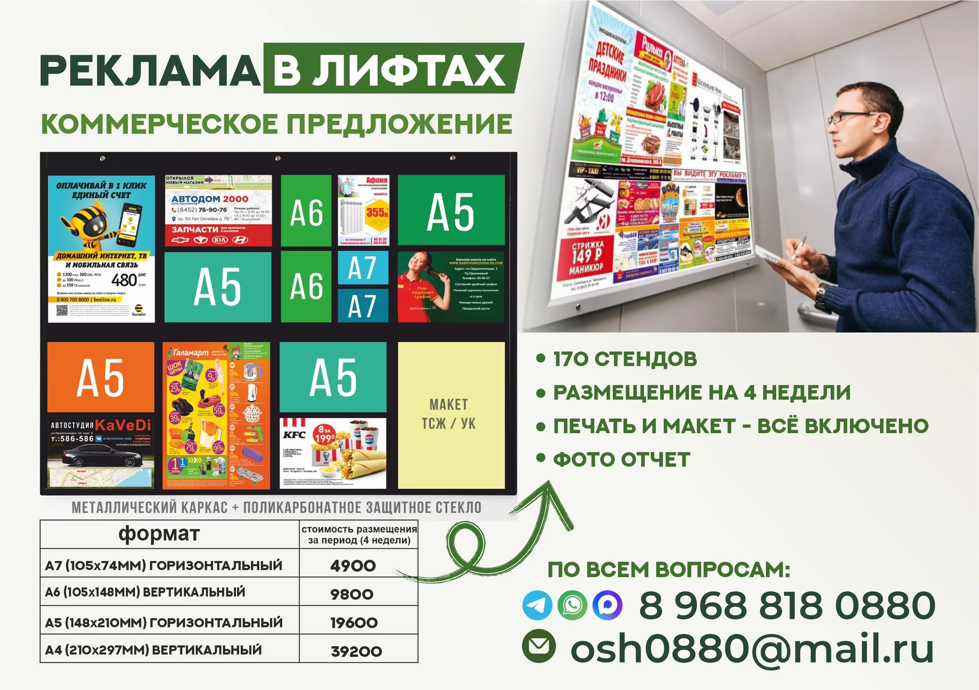 Реклама в лифтах - изображение 1