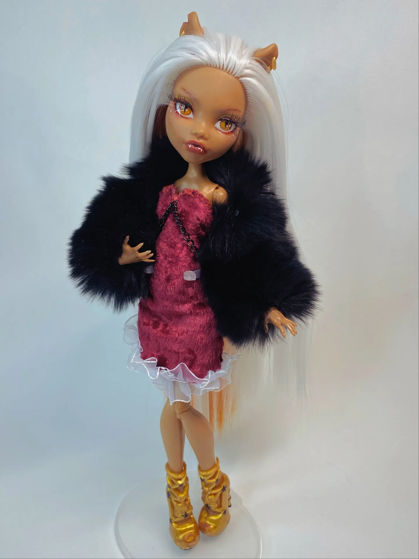 ооак на куклу monster high клодин вульф - изображение 1