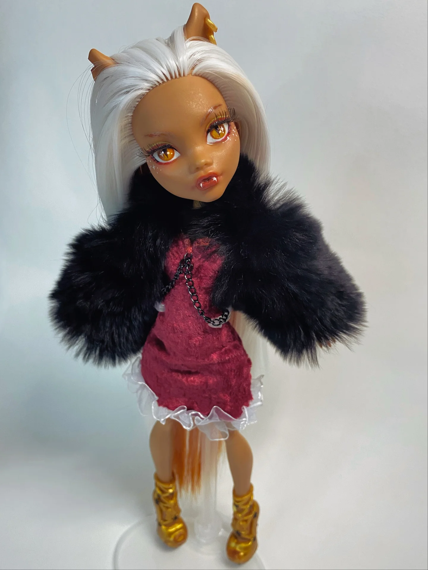 ооак на куклу monster high клодин вульф - миниатюра 4