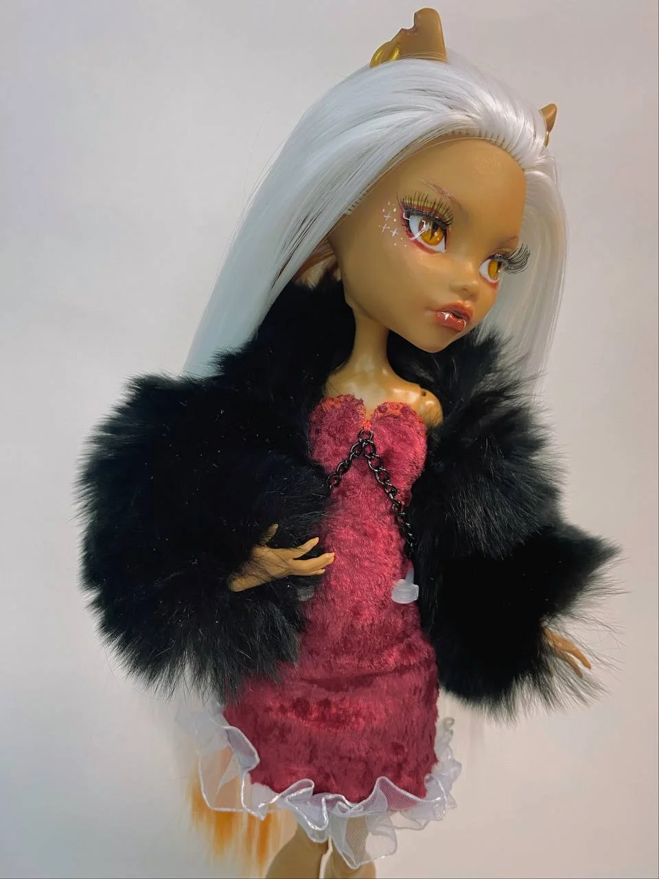 ооак на куклу monster high клодин вульф - миниатюра 5