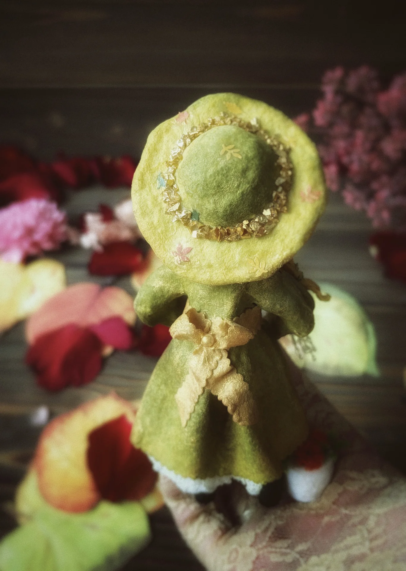 Елочная игрушка гномушка Аурелия - миниатюра 6
