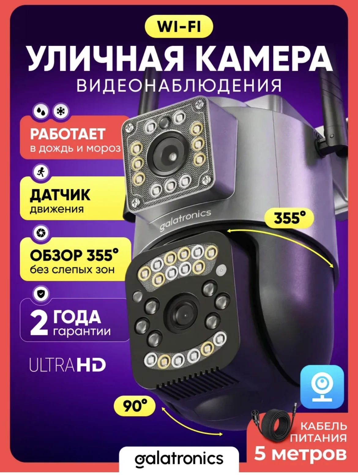Камера видеонаблюдения - изображение 1