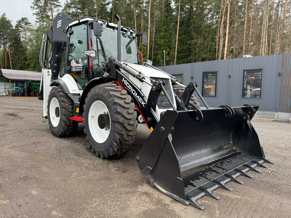 Стекла на экскаватор погрузчик Hidromek 102 - изображение 1