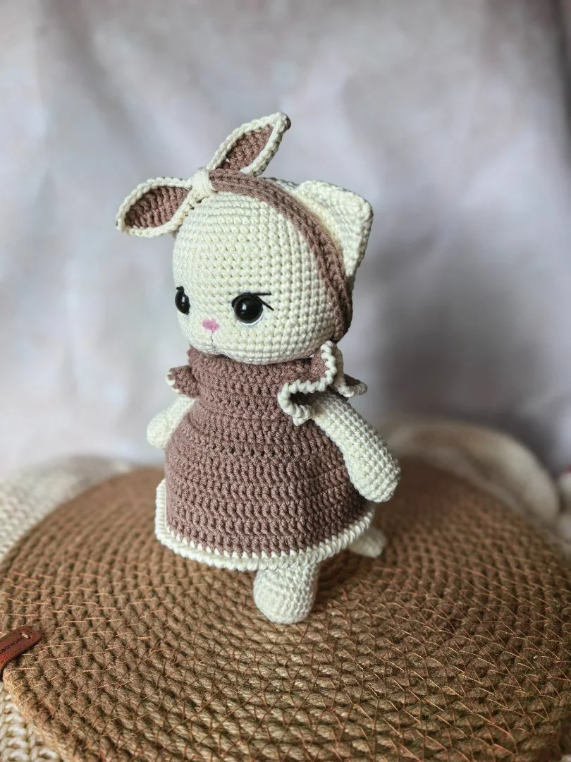 Вязаный котик, кошка, кот - миниатюра 2