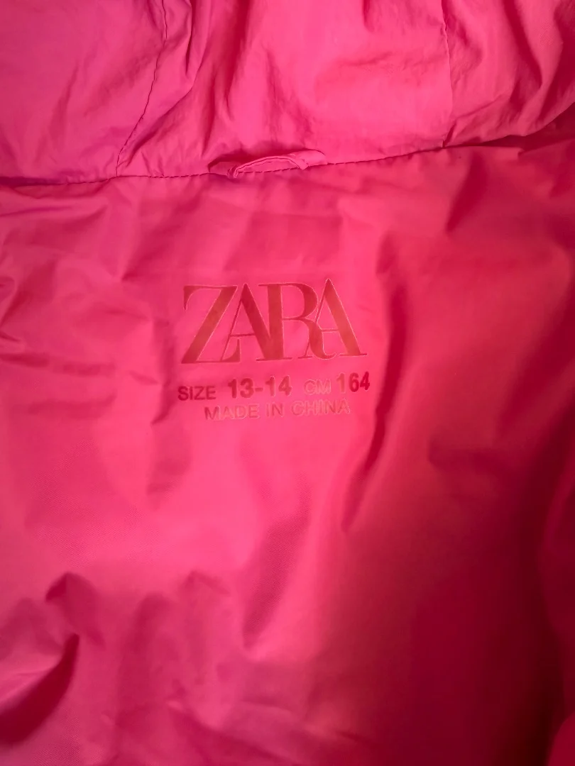 Куртка ZARA на девочку 164см - миниатюра 3
