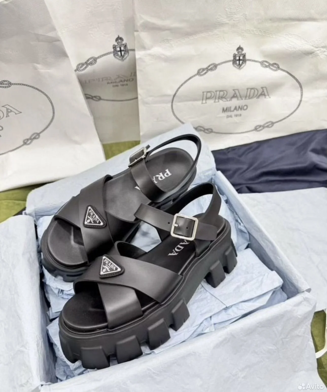 Сандали prada - миниатюра 4